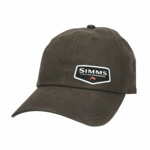 Kšiltovka Simms Oil Cloth Cap Coffee