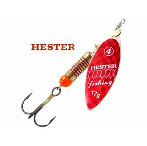 Hester Fishing Třpytka Willow Red Holo Scales Hmotnost: 5g, Velikost: 1
