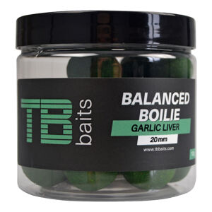 TB Baits Vyvážené Boilie Balanced + Atraktor Garlic Liver 100g Průměr: 16mm