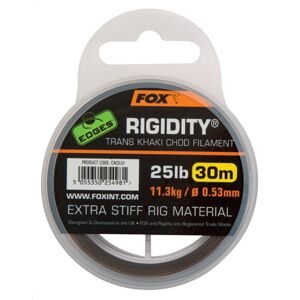 Fox Vlasec Edges Rigidity Trans Khaki 30m - 0.57mm 30lb