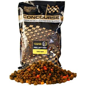 Benzar mix mikro pelety concourse twister pellet mix 2 a 4 mm 800 g - chili squid