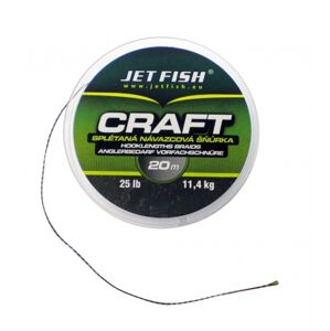 Jet fish splétaná šňůrka craft