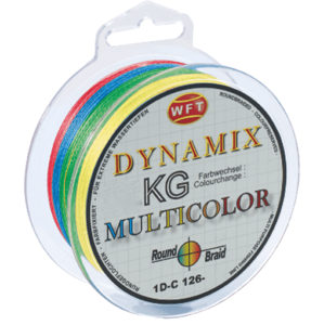 Wft splétaná šňůra round dynamix kg multicolor - 300 m 0,10 mm 10 kg