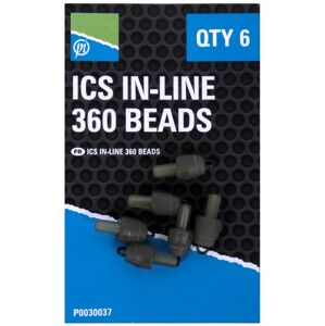 Preston innovations zarážky ics in-line 360 beads 6 ks