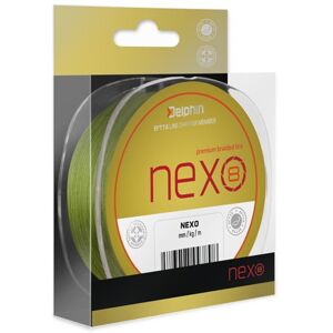 Delphin splétaná šňůrka nexo 8 green-průměr 0,12 mm / nosnost 16,5 lb / návin 130 m