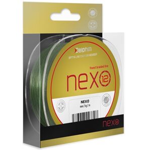 Delphin splétaná šňůrka nexo 12 zelená-průměr 0,12 mm / nosnost 19,1 lb / návin 300 m