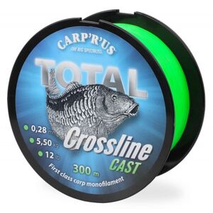 Carp´r´us vlasec total crossline cast green 500 m - průměr 0,25 mm / nosnost 4,5 kg