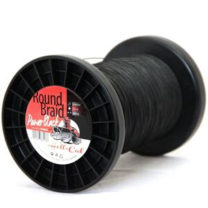 Hell-cat splétaná šňůra round braid power black 1000 m-průměr 0,50 mm / nosnost 57,5 kg